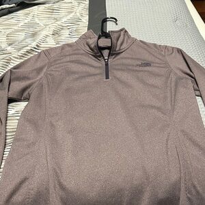 The North Face Plum Quarter-Zip Top